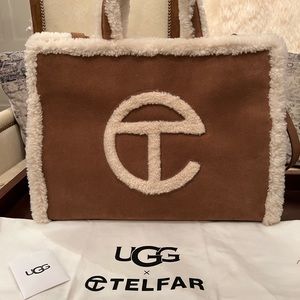 UGG x TELFAR Medium Shopper - Chestnut NEW AUTHENTIC